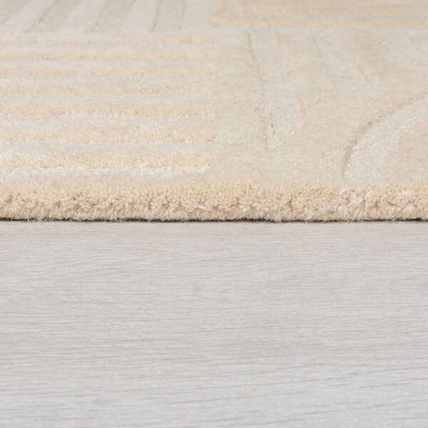 Beżowy wełniany dywan 60x230 cm Zen Garden - Flair Rugs