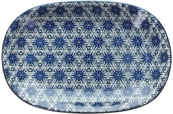 Talerz TOGNANA Sapa 28.5 x 19 cm Niebieski