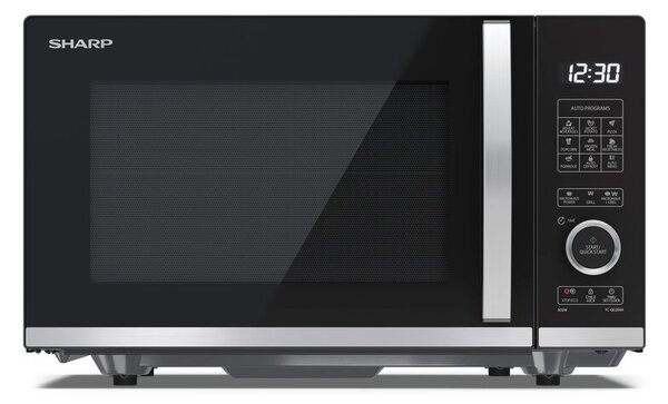 Kuchenka mikrofalowa SHARP YC-QG204AE-B 800W pojemność 20L ChildLock Czarny