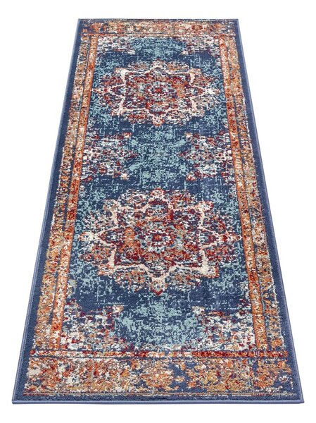 Ciemnoniebieski chodnik 80x240 cm Orient Maderno – Hanse Home
