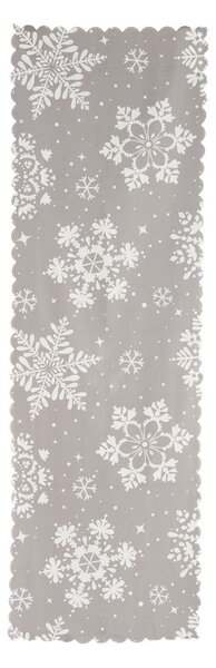 Zestaw 4 świątecznych poszewek na poduszki i bieżnika Minimalist Cushion Covers Snowflakes