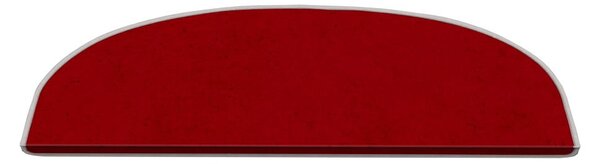 Czerwone dywaniki na schody zestaw 16 szt. 20x65 cm Plain Color – Vitaus
