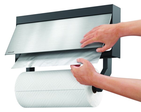 Uchwyt ścienny na rolki i folie kuchenne Tango Inox - Metaltex