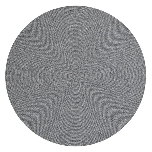 Szary okrągły dywan odpowiedni na zewnątrz ø 150 cm – NORTHRUGS