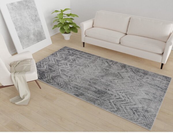 Szary dywan odpowiedni do prania 80x50 cm – Vitaus