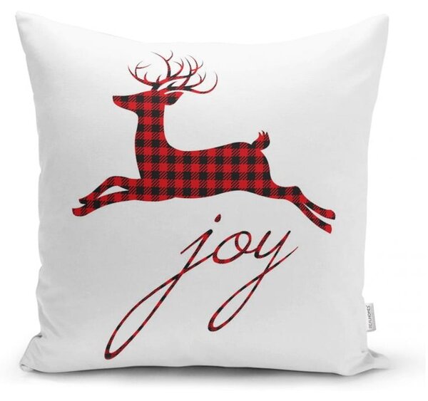 Zestaw 4 świątecznych poszewek na poduszki i bieżnika Minimalist Cushion Covers Christmas Tartan