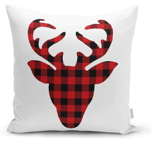 Zestaw 4 świątecznych poszewek na poduszki i bieżnika Minimalist Cushion Covers Christmas Tartan