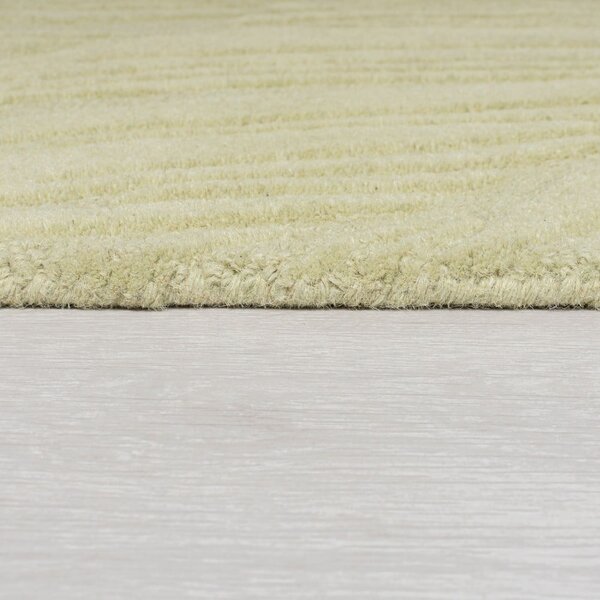 Zielony wełniany dywan 200x290 cm Lino Leaf – Flair Rugs