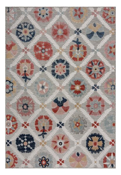 Szary dywan odpowiedni na zewnątrz 170x120 cm Flora – Flair Rugs