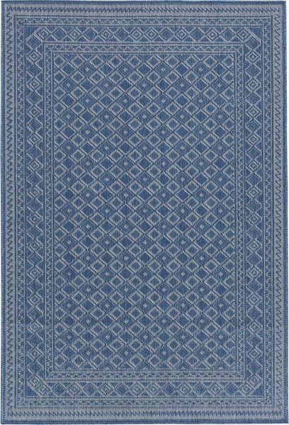 Niebieski dywan odpowiedni na zewnątrz 290x200 cm Terrazzo – Floorita
