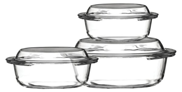 Szklane naczynia do zapiekania zestaw 3 szt. 21x24 cm Ovenlove – Premier Housewares