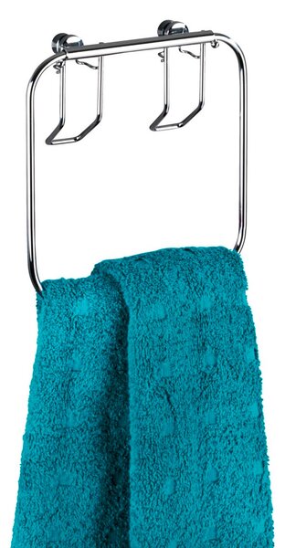 WENKO Klasyczny wieszak na ręczniki bez zmarszczek 17x17x4 cm