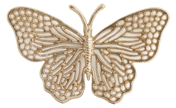 Metalowa dekoracja ścienna 26x16 cm Butterfly – Light & Living