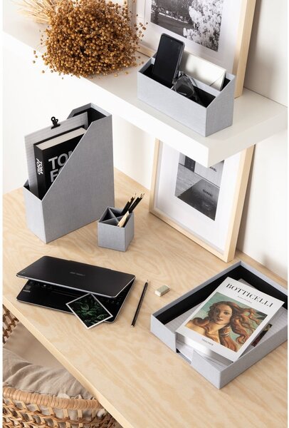 Kartonowe organizery zestaw 4 szt. Hugo Canvas Paper Laminate – Bigso