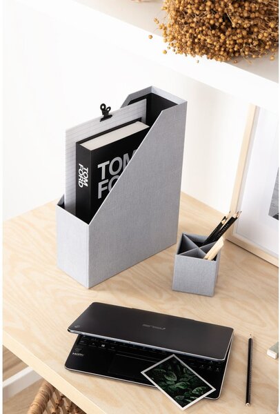 Kartonowe organizery zestaw 4 szt. Hugo Canvas Paper Laminate – Bigso