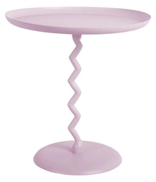 Metalowy okrągły stolik ø 40 cm Zig Zag – Leitmotiv