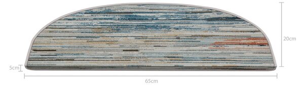 Dywaniki na schody zestaw 16 szt. 20x65 cm Plain Sky – Vitaus