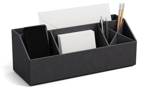 Kartonowy organizer na artykuły papiernicze Elisa Canvas Paper Laminate – Bigso