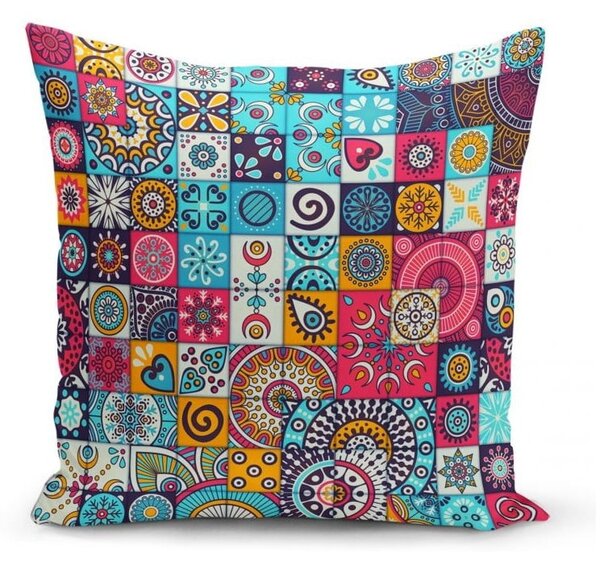 Poszewki na poduszki zestaw 4 szt. 45x45 cm Mandala Tiles – Minimalist Cushion Covers