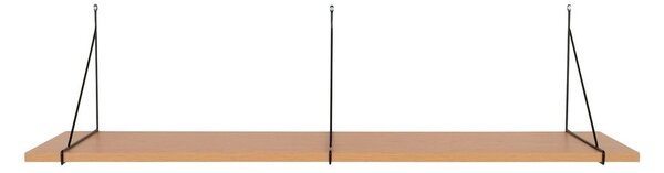 Półka w dekorze jesionu w naturalnym kolorze 120 cm Chiba – House Nordic