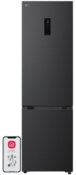 Lodówka LG AI GBBS525CEV No Frost 203cm Ciemny grafit