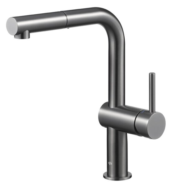 Bateria Kuchenna StojÄ ca KFA Duero Edge z WyciÄ ganÄ obrotowÄ wylewkÄ Szary metaliczny 6623-510-61