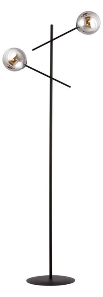 Lampa stojąca podłogowa Emibig 2xE14 40W LINEAR LP2 BLACK/GRAFIT 1167/LP2