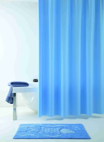 GRUND Zasłona prysznicowa ALLURA blue Wymiar: 240x200 cm