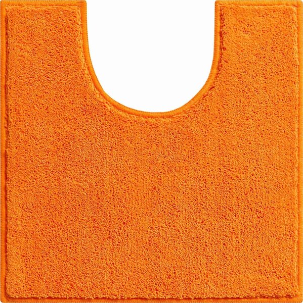 GRUND Dywanik łazienkowy ROMAN pomarańczowy Wymiar: 50x50 cm z wycięciem dla toalety
