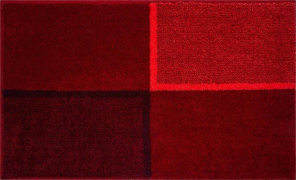 GRUND Dywanik łazienkowy DIVISO rubinowy Wymiar: 70x120 cm