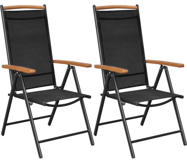 Składane krzesła ogrodowe Amareto 2 szt