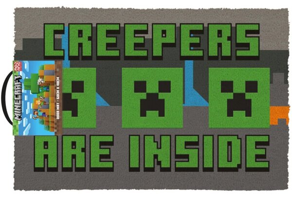 Wycieraczka PYRAMID Minecraft (Creepers Need Hugs) GP2400479 Wielokolorowy 40 x 60 cm