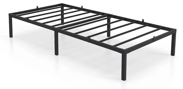 Czarne metalowe łóżko pojedyncze 90x200 cm N3-T95