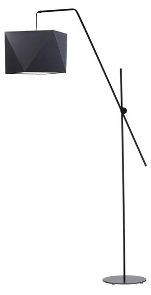 Lampa stojąca podłogowa przegubowa regulowana z abażurem diament MODERN