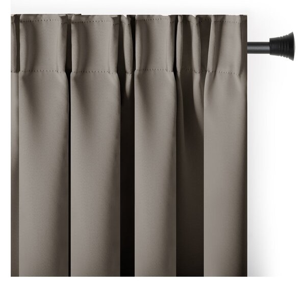 Szarobeżowa zasłona częściowo zaciemniająca (dimout) 140x245 cm Kierra – Restilo