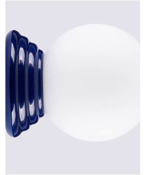Niebieski kinkiet ceramiczny ø 12 cm Farsa – Sollux