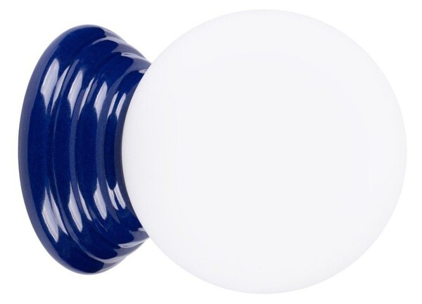 Niebieski kinkiet ceramiczny ø 12 cm Farsa – Sollux
