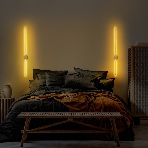 Kinkiet LED w kolorze złota Sword – Opviq lights