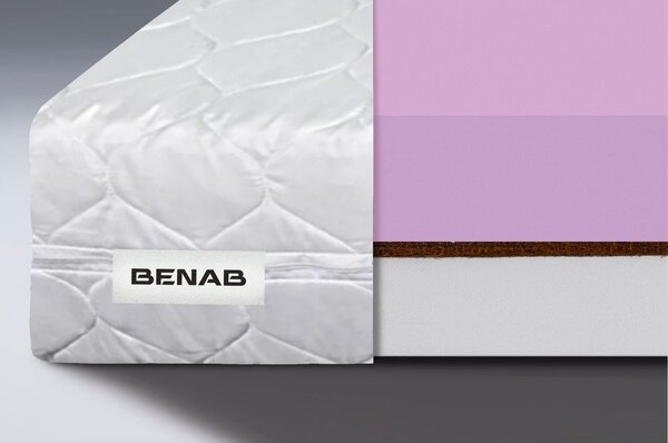 Twardy/średnio twardy piankowy materac dziecięcy dwustronny 90x200 cm Coco Dreamer – BENAB