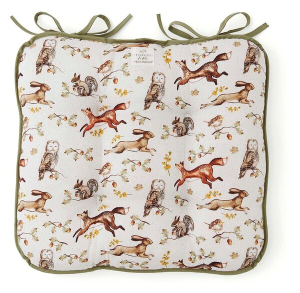 Bawełniana poduszka na krzesło 36x34 cm Forest Fable – Cooksmart ®