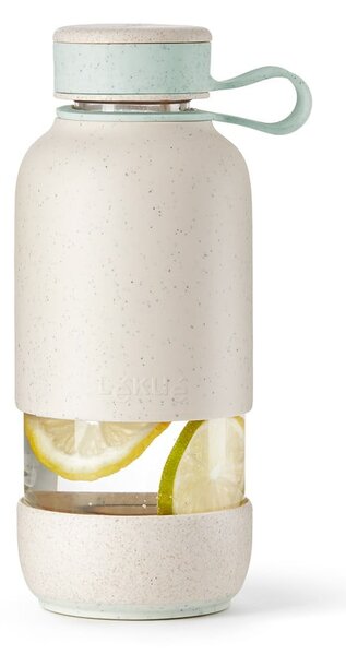 Kremowa podróżna szklana butelka 500 ml To Go Organic – Lékué