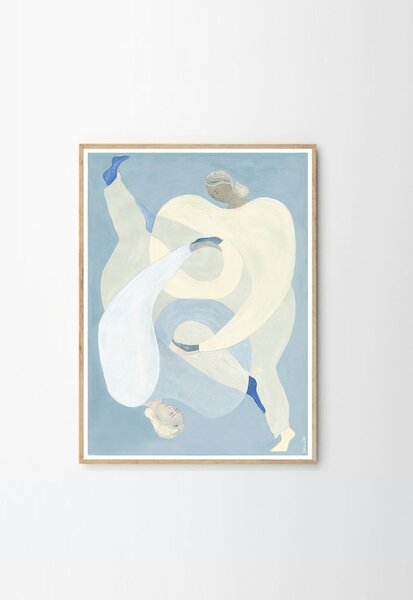 Plakat 70x100 cm Hold You - Blue – Sofia Lind – The Poster Club