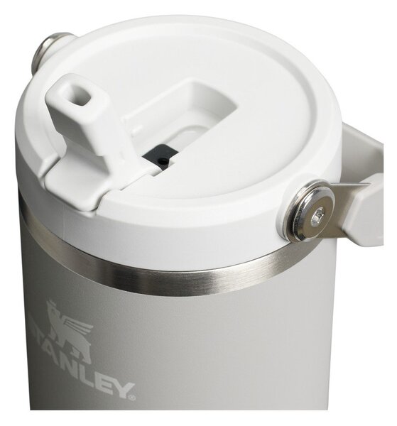 Szarobeżowy termos ze stali nierdzewnej 890 ml IceFlow™ Flip Straw 2.0 Tumbler Ash – Stanley