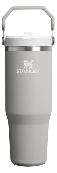 Szarobeżowy termos ze stali nierdzewnej 890 ml IceFlow™ Flip Straw 2.0 Tumbler Ash – Stanley