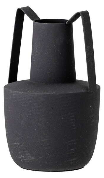 Czarny metalowy wazon Bloomingville Itamar, wys. 20,5 cm