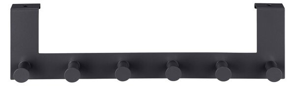 Czarny metalowy wieszak na drzwi 39 cm Celano – Wenko