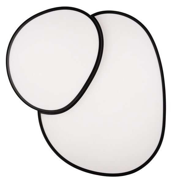 Czarna lampa sufitowa LED 63.5x77 cm Rise – Trio