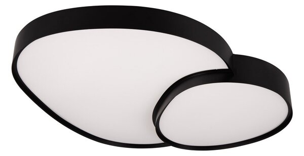 Czarna lampa sufitowa LED 63.5x77 cm Rise – Trio