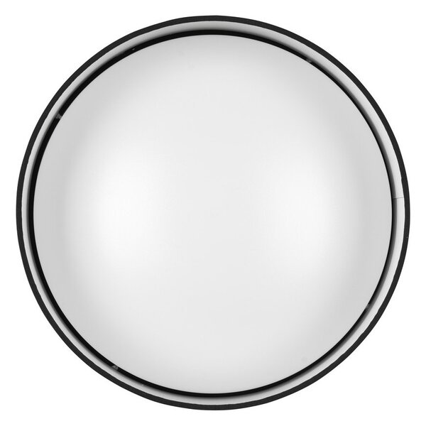 Czarna lampa sufitowa LED ø 30 cm Locarno – Reality