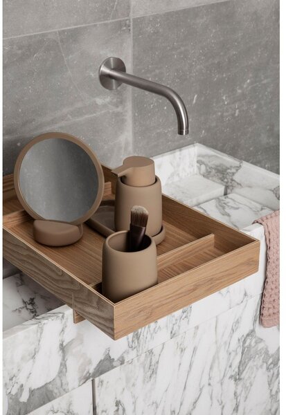 Jasnobrązowy kubek na szczoteczki Blomus Sono, 300 ml